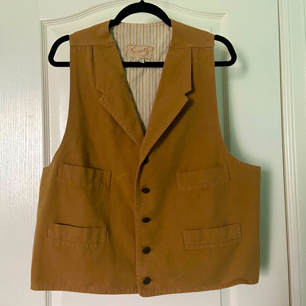 Vintage Scully Tan Vest